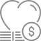 Charity icon white