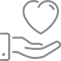 Donation icon white